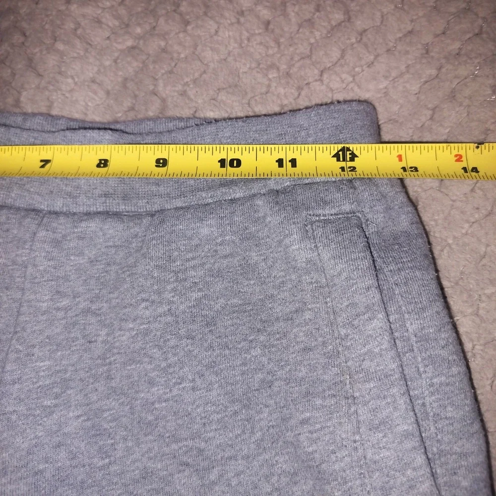EA7 Emporio‎ Armani Boys Gray Joggers Sweatpants Gold Logo Size 12A 150cm